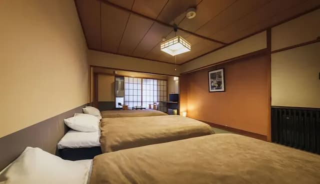 Takamiya Hotel Jurin-[Club room] ■ With bath and toilet ■ 10 tatami mats + bed [Japanese room] [Non-smoking] [Mountain view]-2