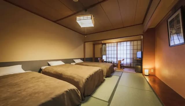 Takamiya Hotel Jurin-[Club room] ■ With bath and toilet ■ 10 tatami mats + bed [Japanese room] [Non-smoking] [Mountain view]-1