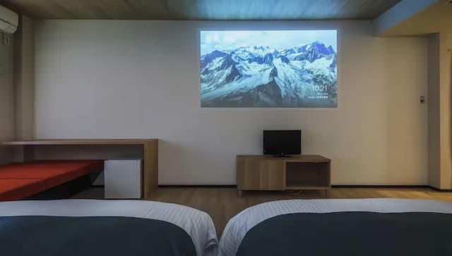 [Example of superior modern] 2022 renewal. REIZAN type. Room with projector.