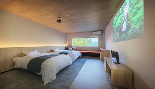 [Example of superior modern] 2022 renewal. REIZAN type. Room with projector.