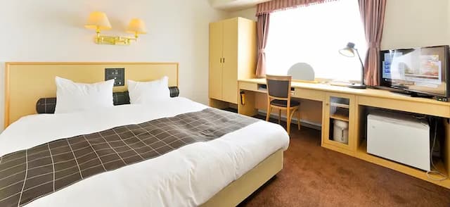 山形國際飯店｜JR山形站步行8分/山形城跡開車9分/諏訪神社步行11分-雙人房【不挑房】-1