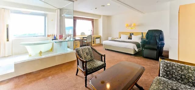 山形國際飯店｜JR山形站步行8分/山形城跡開車9分/諏訪神社步行11分-豪華雙人房【不挑房】-1