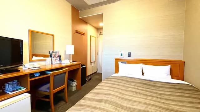 米澤站東路線酒店｜米澤車站步行7分/出羽善光寺開車5分/上衫神社開車10分-小雙人房【不挑房】-1