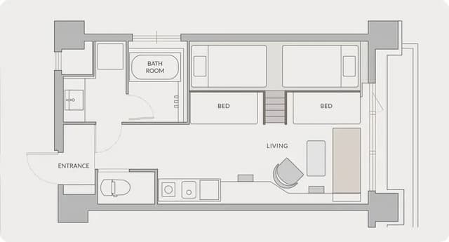 FAV LUX 長崎｜大浦天主教堂站步行2分/近軍艦島數位博物館-Bunk-5