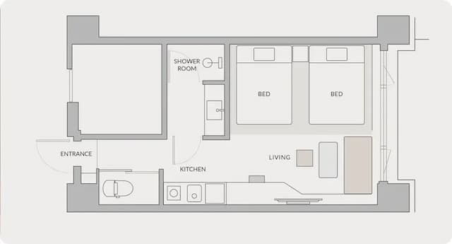 FAV LUX 長崎｜大浦天主教堂站步行2分/近軍艦島數位博物館-Twin shower room-6