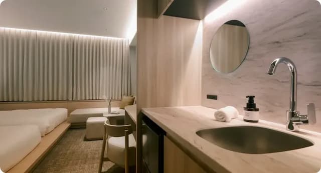 FAV LUX 長崎｜大浦天主教堂站步行2分/近軍艦島數位博物館-Twin shower room-2