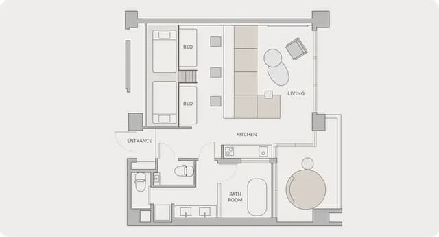 FAV LUX 長崎｜大浦天主教堂站步行2分/近軍艦島數位博物館-Bunk Suite Rooftop Access-7