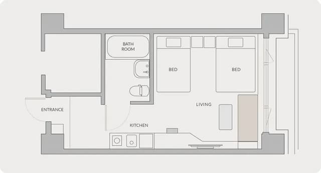FAV LUX 長崎｜大浦天主教堂站步行2分/近軍艦島數位博物館-Universal Room with Heralbony-6
