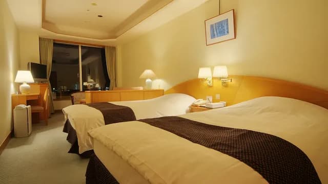 Western-style standard twin (wide 32 square meters) A room with a calm atmosphere with bright and gentle colors