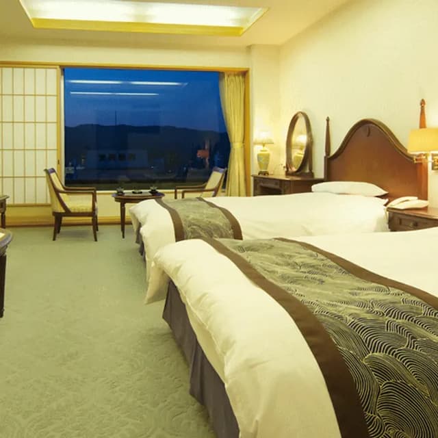 [Top floor] Western-style superior twin (38 square meters of space)