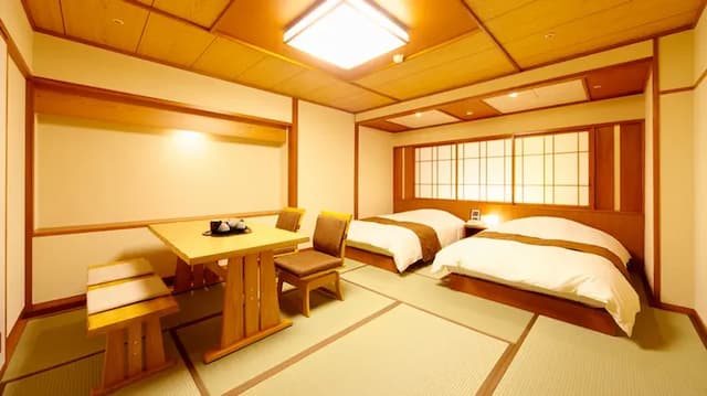 土佐御苑飯店｜高知站徒步5分/高知城開車5分-日式現代雙床房【不挑房】-1