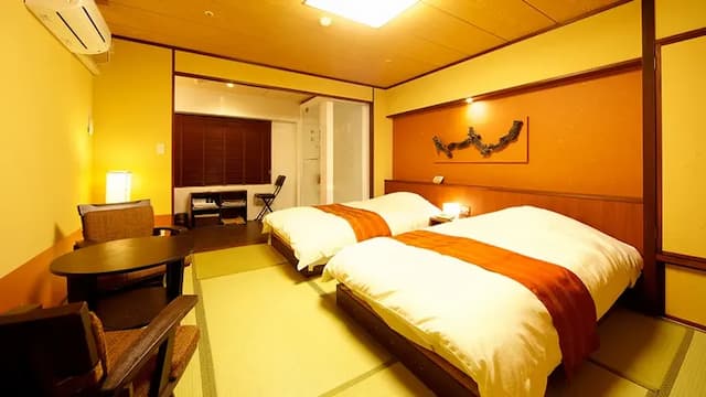 土佐御苑飯店｜高知站徒步5分/高知城開車5分-小雙床房【不挑房】-1