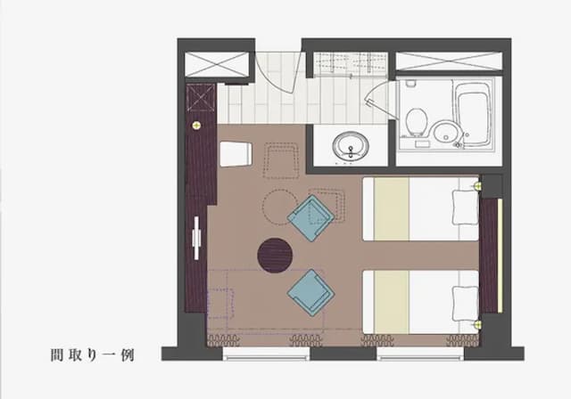 高知ホテル-ツインルーム-4
