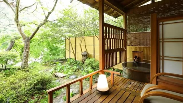 Kinugawa Onsen Hana no Yado Matsuya-[Room with open-air hot spring bath] 10-tatami Japanese-style room with a view of the Kinugawa River + garden [Japanese room] [Non-smoking] [Mountain view] [River view]-3