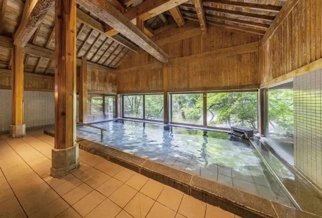 Kinugawa Onsen Hana no Yado Matsuya-[Modern Japanese-Western style room] Twin room + Japanese-style room 6 tatami mats Japanese-Western style room overlooking the Kinugawa [Japanese-western room] [Non-smoking]-4