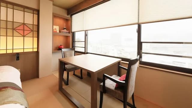 <Akebono ~ AKEBONO ~> Western-style twin hot spring open-air bath + France Bed electric bed