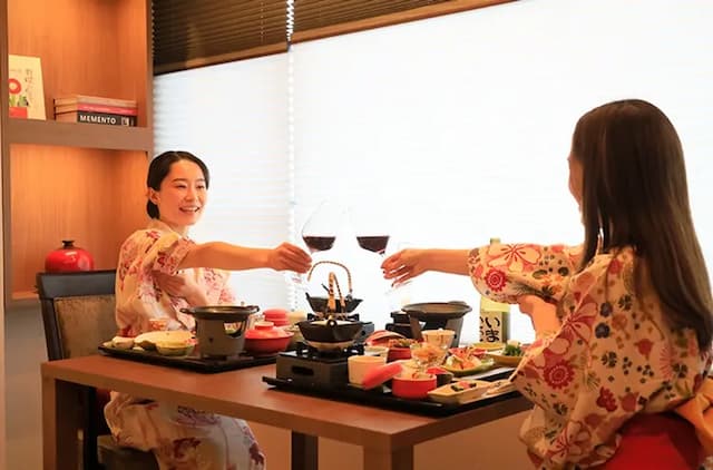 鬼怒川溫泉丸京旅館｜鬼怒川溫泉站徒步3分/大浴場/日光東照宮開車40分-〈曙〉和室雙床房｜溫泉露天風呂、電動床【不挑房間】-4