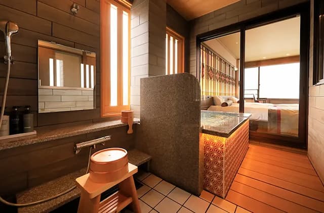 鬼怒川溫泉丸京旅館｜鬼怒川溫泉站徒步3分/大浴場/日光東照宮開車40分-〈曙〉和室雙床房｜溫泉露天風呂、電動床【不挑房間】-2