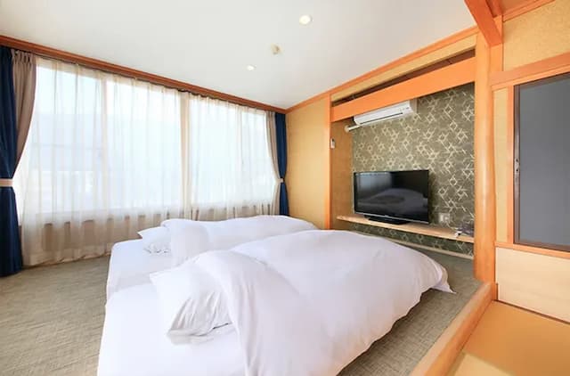 鬼怒川溫泉丸京旅館｜鬼怒川溫泉站徒步3分/大浴場/日光東照宮開車40分-〈金〉和室｜14張榻榻米【不挑房間】-3