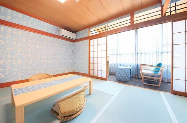 鬼怒川溫泉丸京旅館｜鬼怒川溫泉站徒步3分/大浴場/日光東照宮開車40分-〈水〉和室｜8張榻榻米【不挑房間】-2