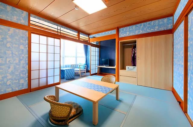 鬼怒川溫泉丸京旅館｜鬼怒川溫泉站徒步3分/大浴場/日光東照宮開車40分-〈水〉和室｜8張榻榻米【不挑房間】-1