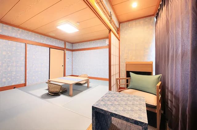 鬼怒川溫泉丸京旅館｜鬼怒川溫泉站徒步3分/大浴場/日光東照宮開車40分-〈水〉和室｜8張榻榻米【不挑房間】-4