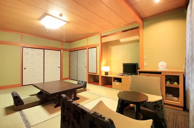 鬼怒川溫泉丸京旅館｜鬼怒川溫泉站徒步3分/大浴場/日光東照宮開車40分-〈木〉和室｜10張榻榻米【不挑房間】-2