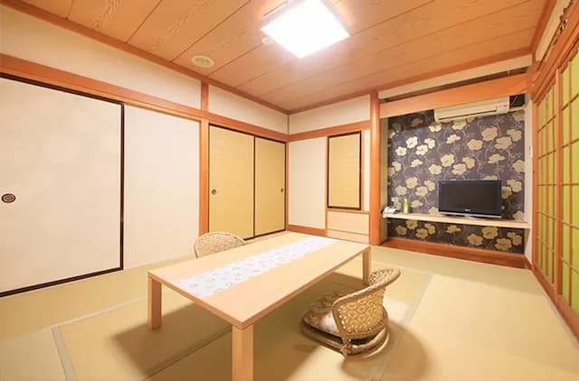 鬼怒川溫泉丸京旅館｜鬼怒川溫泉站徒步3分/大浴場/日光東照宮開車40分-〈土〉和室｜10張榻榻米【不挑房間】-3