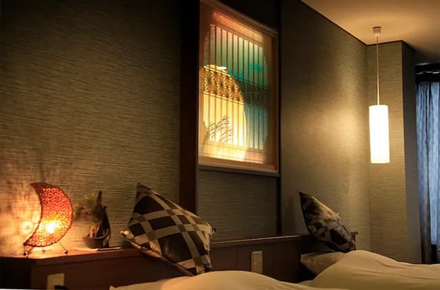 鬼怒川溫泉丸京旅館｜鬼怒川溫泉站徒步3分/大浴場/日光東照宮開車40分-〈月〉和室雙床房｜淋浴間【不挑房間】-3