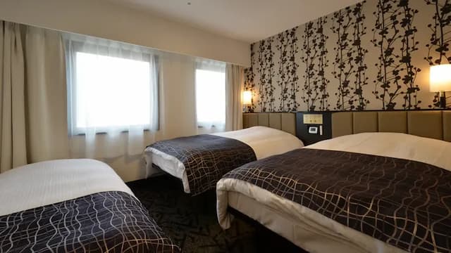 APA 飯店 琵琶湖瀨田車站前｜瀨田車站徒步1分/三井寺電車20分/琵琶湖疏水開車25分-三人房【不挑房】-1