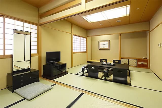 新近江飯店｜JR近江八幡車站徒步２分／日牟礼八幡宮搭車20分/水郷遊船開車15分-和室｜12張榻榻米【不挑房】-5