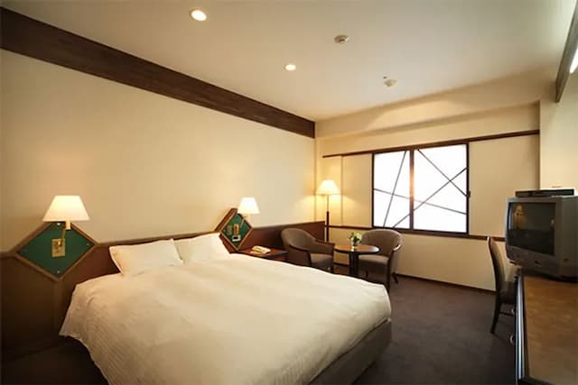 新近江飯店｜JR近江八幡車站徒步２分／日牟礼八幡宮搭車20分/水郷遊船開車15分-標準雙人房【不挑房】-3