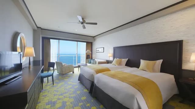 琵琶湖ホテル-デラックスフロアルミナ ダブル-2