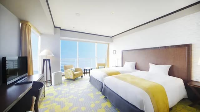 琵琶湖ホテル-デラックスフロアルミナ ツイン-7