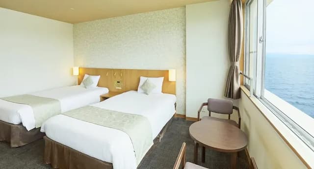 龜之井飯店 彥根｜JR彦根/米原車站接駁服務/松原水泳場徒步6分/多賀神社開車20分-標準雙床房【不挑房】-2