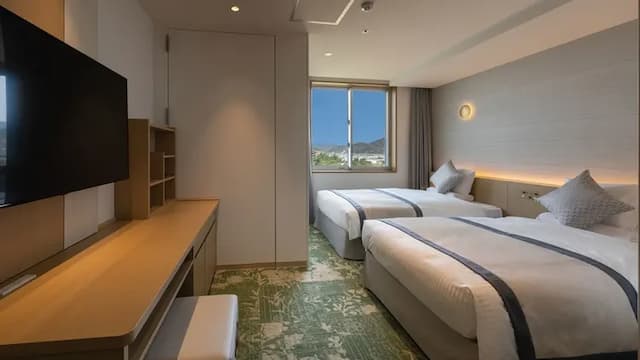 龜之井飯店 彥根｜JR彦根/米原車站接駁服務/松原水泳場徒步6分/多賀神社開車20分-高級雙床房【不挑房】-7