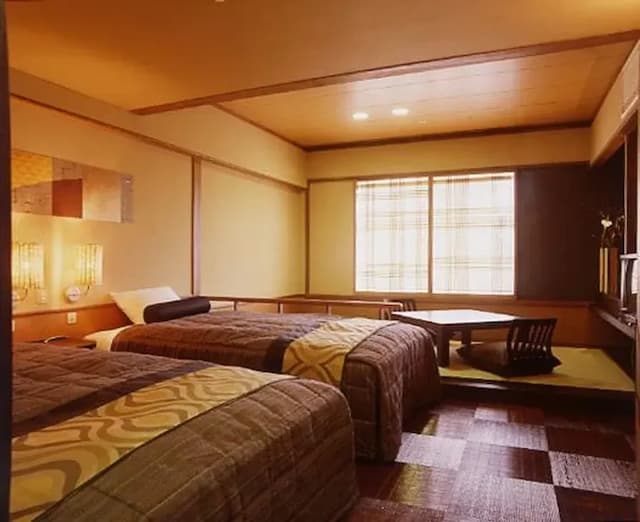 [Japanese Modern-Japanese-Western style room-] (Bed + Japanese-style room 4 tatami mats) [No smoking]