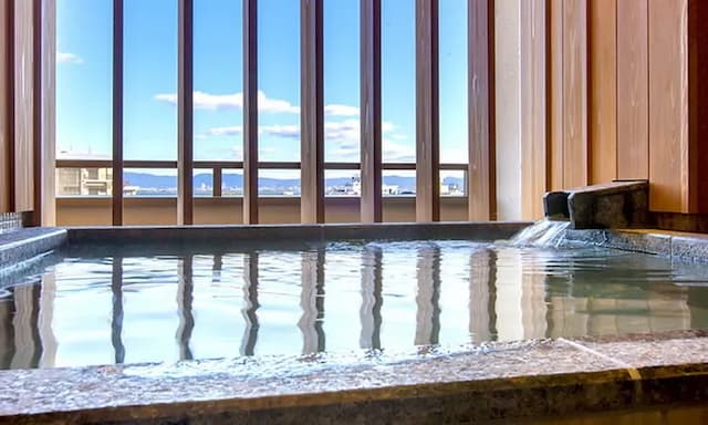 [Semi-suite with hot spring open-air bath] [No smoking]