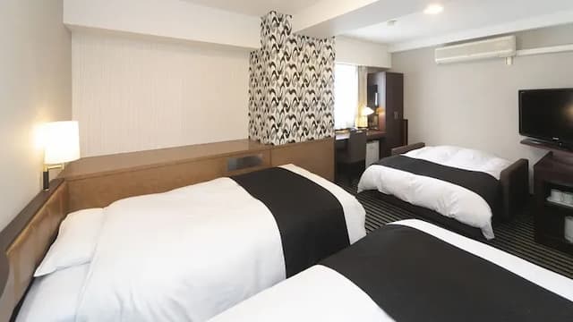 APA飯店 和歌山 | 和歌山市站步行15分鐘-三人房【不挑房】-1
