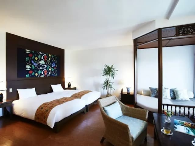 【星野集團】西表島飯店｜上原港口免費接駁車搭乘10分-豪華雙床房【不挑房】-2