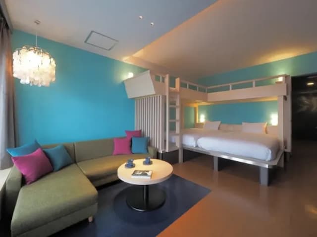 【星野集團】西表島飯店｜上原港口免費接駁車搭乘10分-海景四人房【不挑房】-1