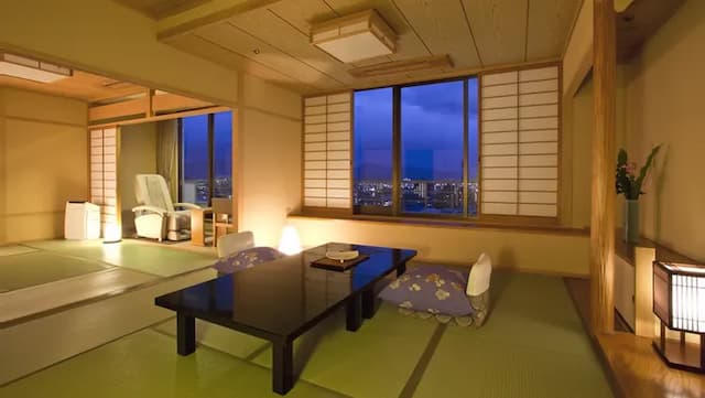 道後プリンスホテル-開花亭 高級客室 和室-1