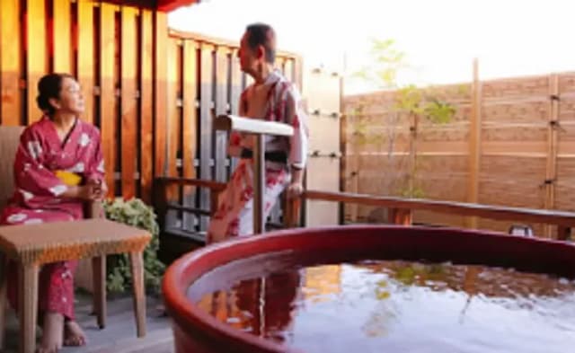 道後プリンスホテル-清月亭  露天風呂付客室-5