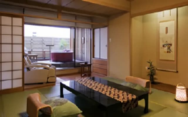 道後プリンスホテル-清月亭  露天風呂付客室-5