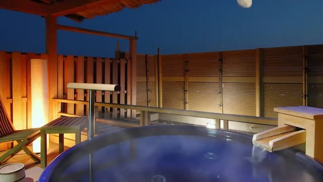 道後プリンスホテル-清月亭  露天風呂付客室-1