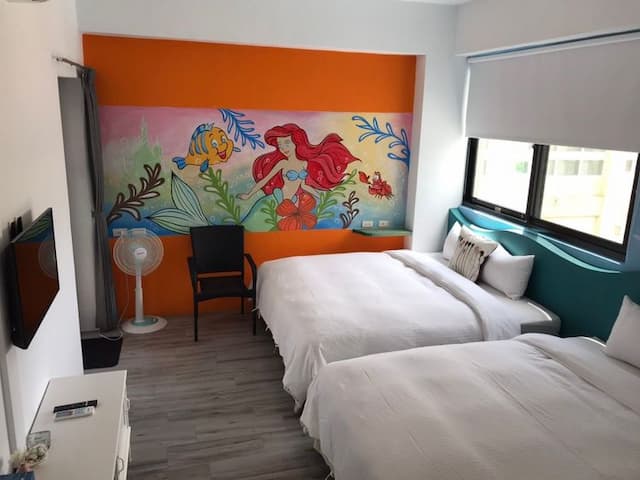 七美姑娘旅宿-家庭四人套房-10