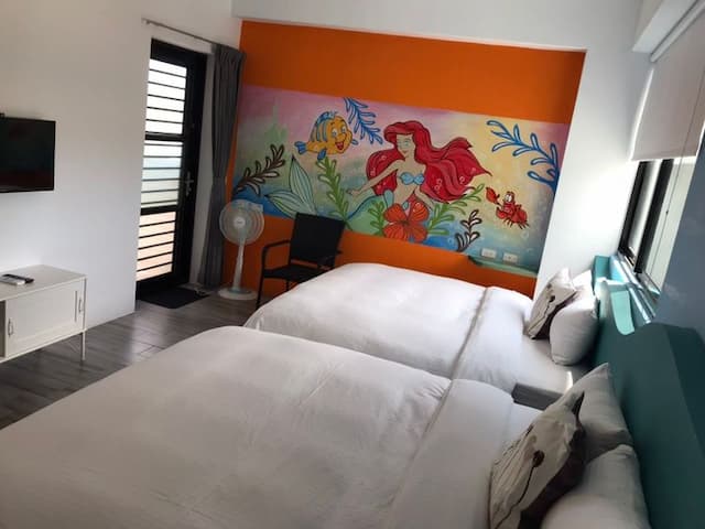 七美姑娘旅宿-家庭四人套房-9