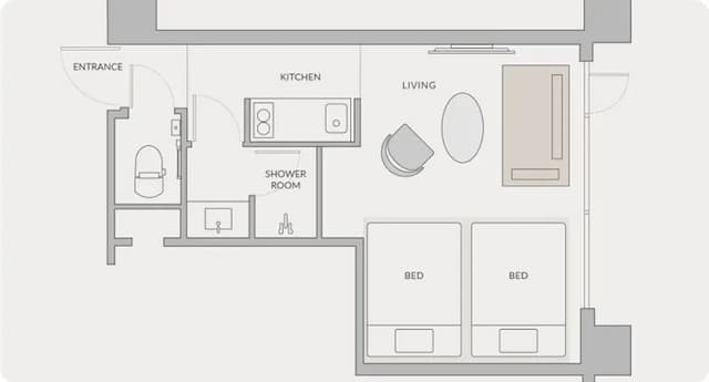 FAV LUX 飛驒高山｜高山站步行3分/方便至宮川朝市-高級雙床房【不挑房】-4