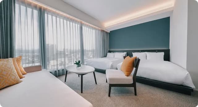 FAV LUX 飛驒高山｜高山站步行3分/方便至宮川朝市-高級雙床房【不挑房】-1