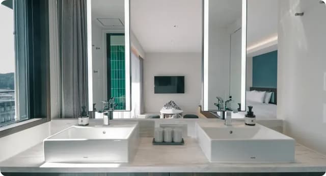 FAV LUX 飛驒高山｜高山站步行3分/方便至宮川朝市-現代和室: 景觀衛浴【不挑房】-3